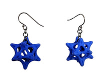 Load image into Gallery viewer, 3D Printed Jewelry Softened Star Stellated Dodecahedron Earrings