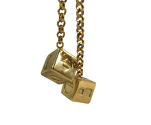 Load image into Gallery viewer, Stainless Steel Smuggler's Golden Dice - Gold Plated Stainless Steel Dice