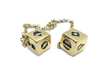 Load image into Gallery viewer, Stainless Steel Smuggler's Golden Dice - Gold Plated Stainless Steel Dice