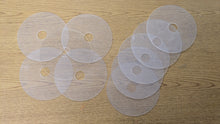Load image into Gallery viewer, Tap protector discs for arcade buttons