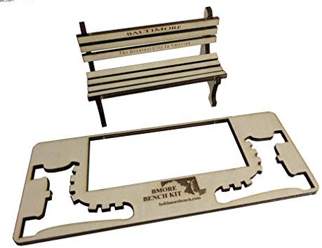 Baltimore Bench Kit - The greatest gift in America!  Miniature Wooden Replica