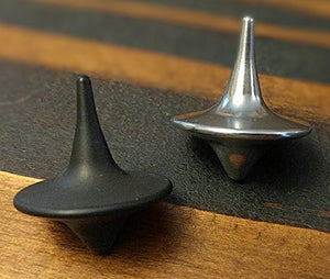 ShadowSpin Dark Precision Machined Spinning Top 303 Stainless Steel