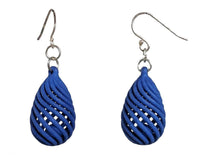 Load image into Gallery viewer, 3D Printed Jewelry Spiral Drop Earrings With Ball Inside