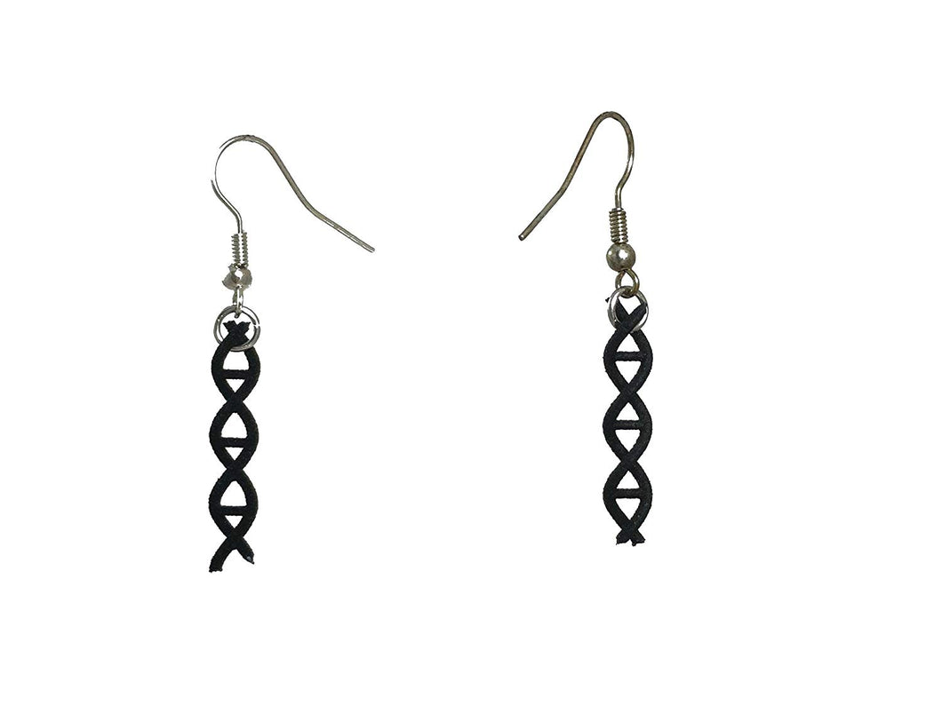 3D Printed Jewelry DNA Strand Earrings