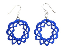 Load image into Gallery viewer, 3D Printed Jewelry Nuclear Twist Ring Earrings