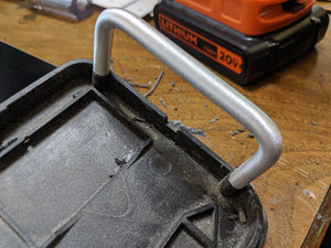 2 metal handles for hero panel -  han in carbonite greeblies