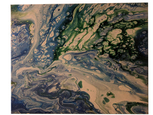 Earth 1 - 16"x20" Acrylic Painting