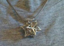 Load image into Gallery viewer, Softened Stellated Dodecahedron Necklace