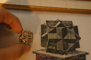 Escher Tri-cube Pendant