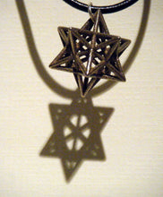 Load image into Gallery viewer, awesome star necklace - small stellated dodecahedron 3d printed