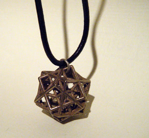 Escher Tri-cube Pendant