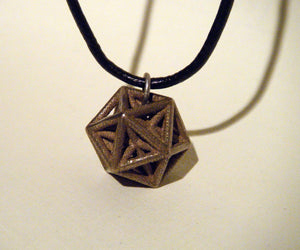 Icosohedron with stellated dodecahedron