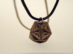 Icosohedron with stellated dodecahedron