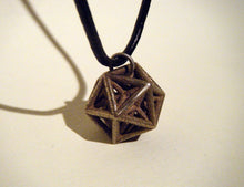 Load image into Gallery viewer, Icosohedron with stellated dodecahedron