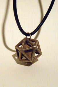 Icosohedron with captured sphere