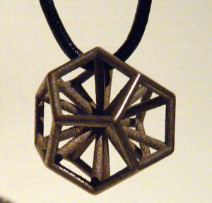 Dodecahedron with posts