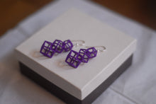 Load image into Gallery viewer, Rhombic Dodecahedron earrings