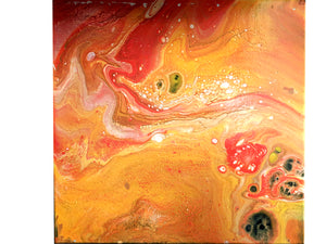 Jupiter 1 - 12"x12" Acrylic Painting